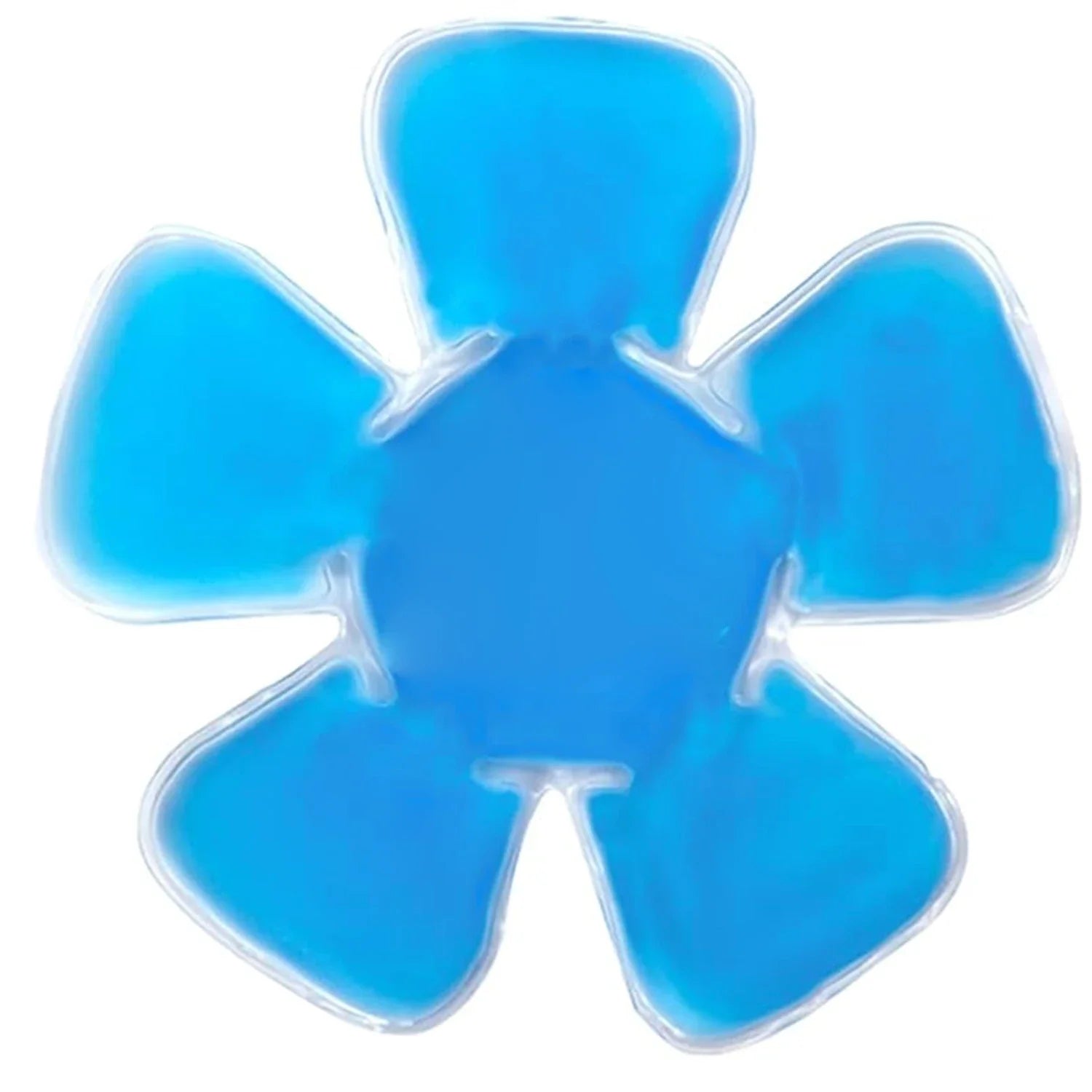Blue PVC Gel Ice Pack - Adjustable Cooling Pad for Helmets & Hats | Reusable Cold Compress Travel Portable Outdoor Accessory