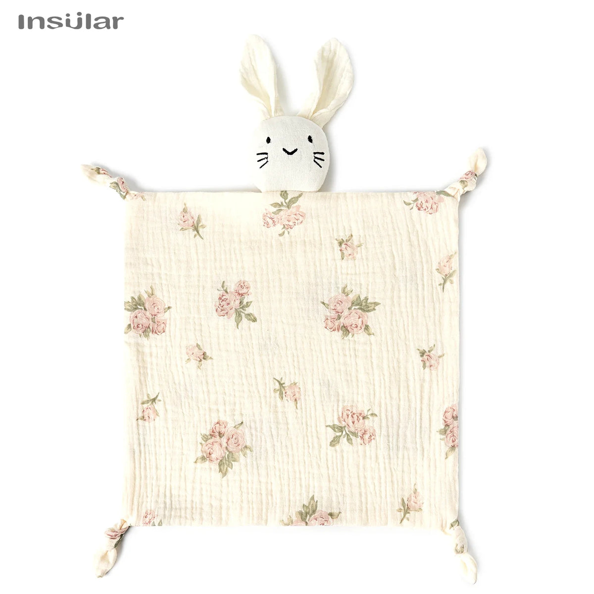 Baby Soothing Towel: Soft Rabbit Doll,Cotton Teether,Infant Comfort,Sleeping,Nursing, Cuddling Blanket Toys for Appeasing Babies