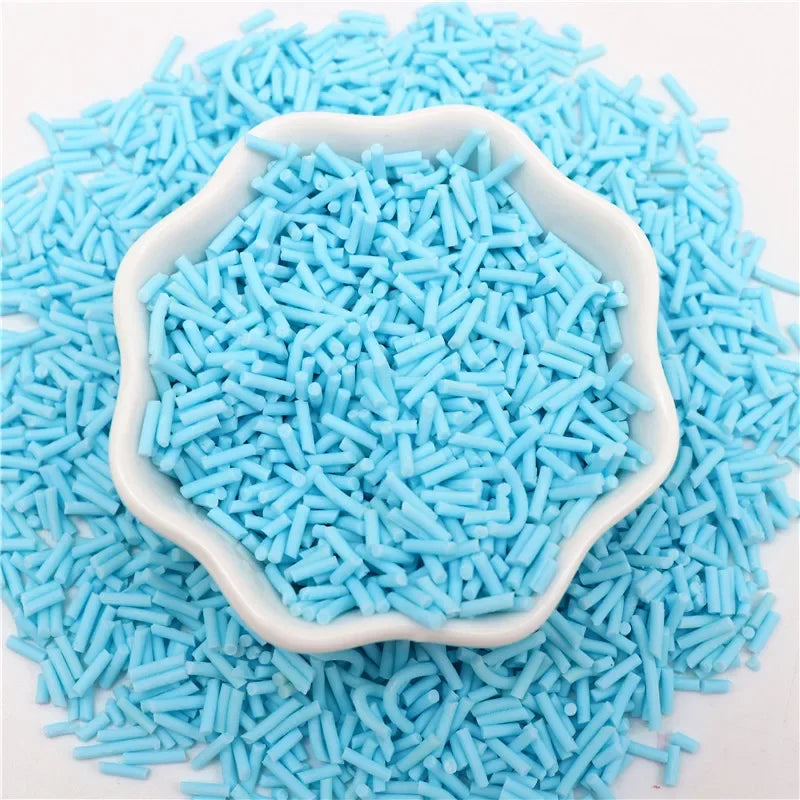 Colourful Mix Cylindrical Polymer Clay Slices Sprinkles for Slime Filling Clay DIY Crystal  Crafts Tiny plastic klei Accessory
