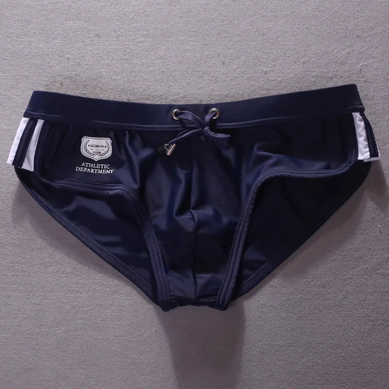 Real shot of various styles Men's classic quality solid color seaside beach swimming trunks 30806